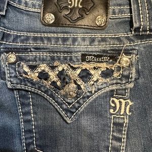 Miss me size 26 studded shorts